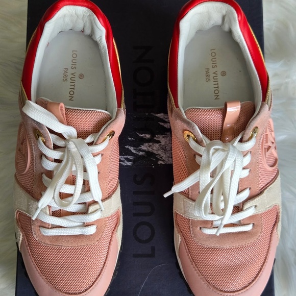 Louis Vuitton Suede Calfskin Run Away Sneakers - Picture 6 of 7